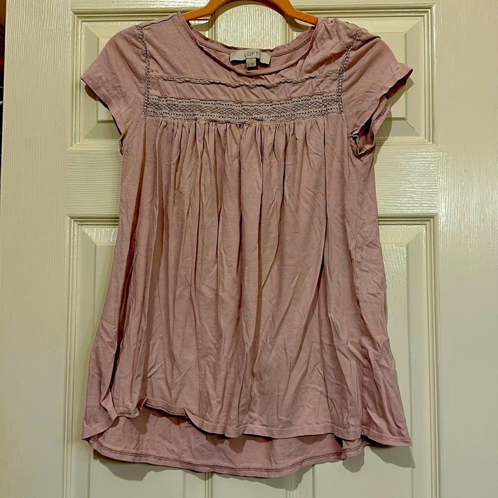 LOFT babydoll women’s top size small